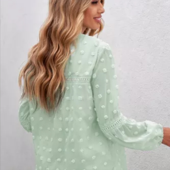 New Swiss dot babydoll top - Picture 8 of 15